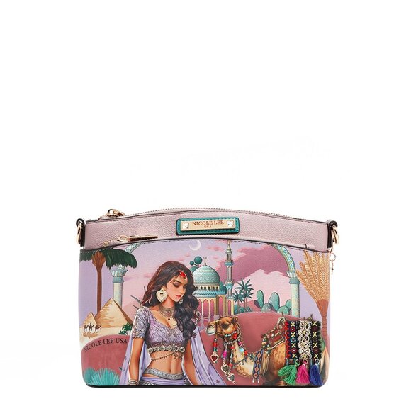 Nicole Lee "Queen Cleopatra" Crossbody Bag - Picture 1 of 11